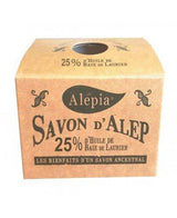 Alépia Alepposåper 190g i pappemballasje med synlig logo og tekst på forsiden