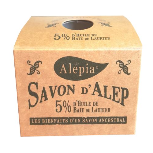alépia alepposåper fra Alépia vist på produktbilde med synlig merkelogo