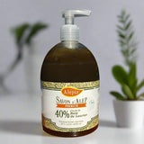 Alépia Liquid Aleppo Soap - 40% Bay oil - Økologisk - 500ml - Suztain.no 