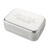 Balade en Provence Reisetui Såpeholder 10x7x3,6cm Sølv i aluminium, lukket og sett ovenfra
