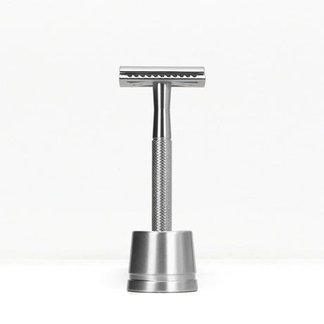 Bambaw Safety Razor med holder - Silver - Suztain.no 