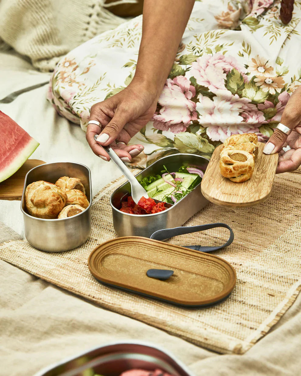 Black & Blum Snack Bokse Bento 1L - 2 STK - Suztain.no 