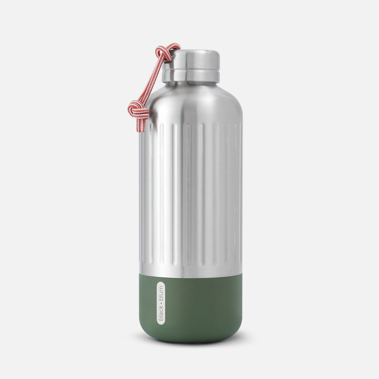 Black & Blum Termos drikkeflaske Rustfritt Stål 850 ml - Olive - Suztain.no
