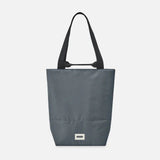 Black+Blum isolert handlenett Slate i polyester, sett forfra med sorte bærehåndtak
