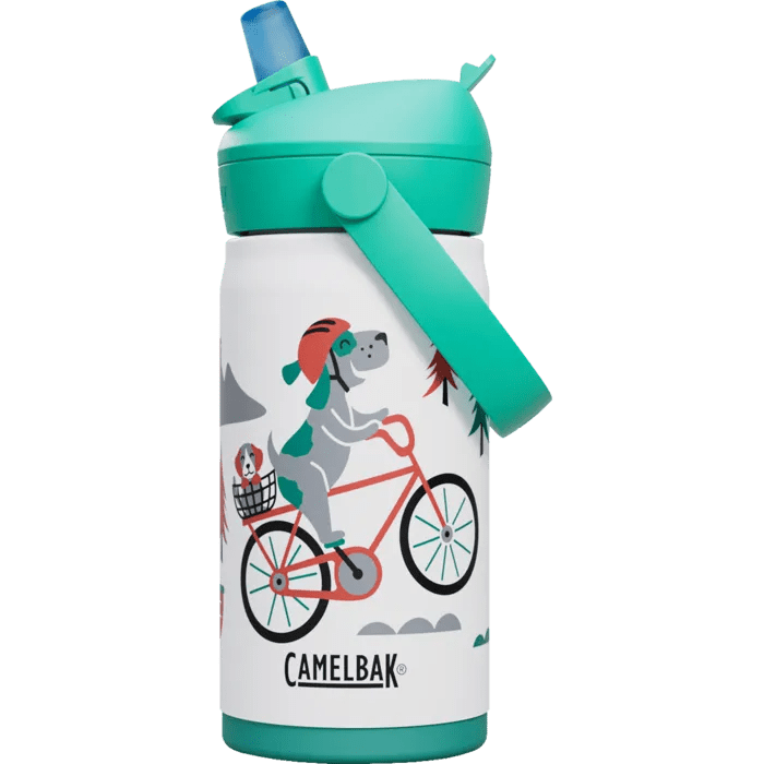 CamelBak Thrive Flip Straw Kids Drikkeflaske 0,35L - Biking Dogs