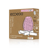 Ecoegg Refill for Tørkeegg, Spring Blossom, i pappemballasje, sett fra siden med reflektert overflate