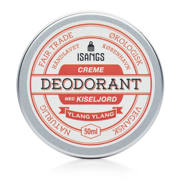 Isangs Creme Deodorant med Kiseljord  - Ylang Ylang - Suztain.no  Suztain.no