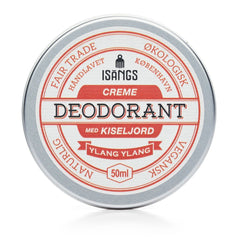 Isangs Creme Deodorant med Kiseljord  - Ylang Ylang Suztain.no