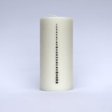 Åbenlys - Kalenderlys - Stearin og Soyavoks, Sort