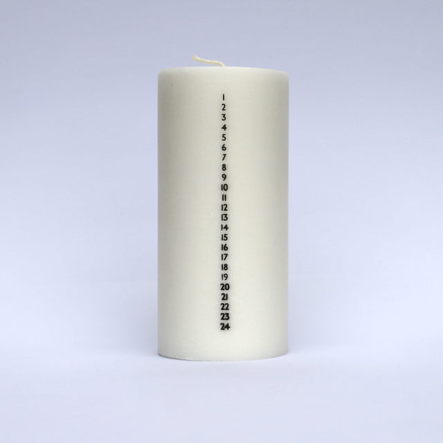 Åbenlys - Kalenderlys - Stearin og Soyavoks, Sort Suztain.no