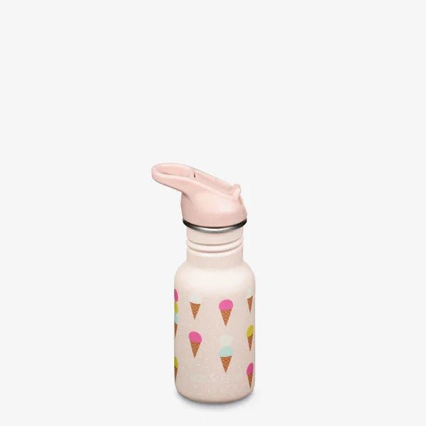 Klean Kanteen Drikkedunk Børn 355ml Sports Cap Med Sugerør - Ice Cream Suztain.no