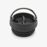 Klean Kanteen TKWide lokk i sort plast med stålhåndtak for 355ml termokopp