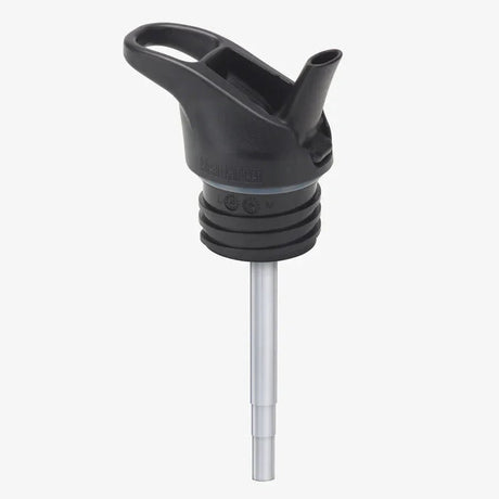 Klean Kanteen Classic Flip Seal Sport Cap med sugerør, svart i polypropylen og silikon, sett forfra