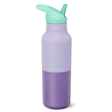 Klean Kanteen drikkeflaske 473 ml i lilla og mint farger med sportstut for hverdagsbruk