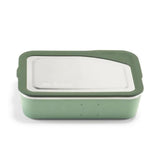 Klean Kanteen matboks 1005 ml Sea Spray i rustfritt stål og silikon, sett fra siden