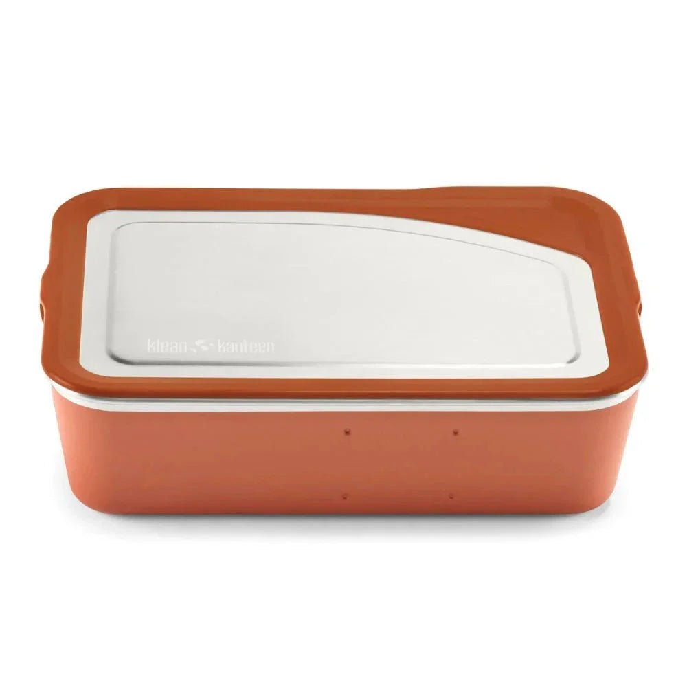 Klean Kanteen matboks 1626 ml Autumn Glaze i rustfritt stål og silikon, sett forfra