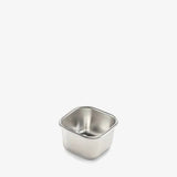 Klean Kanteen Half Snack snackboks 83 ml i rustfritt stål, sett fra siden uten lokk