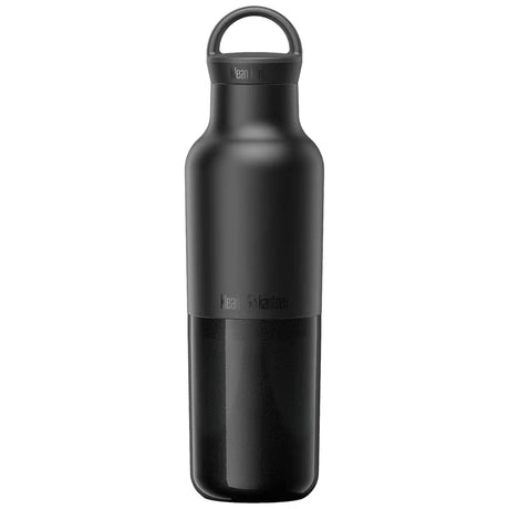 Klean Kanteen Termoflaske 592 ml i sort rustfritt stål med bærehåndtak for alle produkter