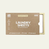 LAUNDRY SHEETS - VASKEMIDDEL I STRIPS (60 VASKE) - UDEN DUFT - Suztain.no 