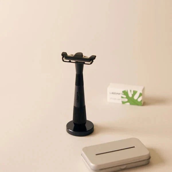 Leaf Shave Twig single edge-barberhøvel, Black (2)