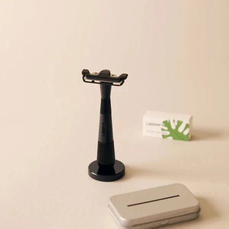Leaf Shave Twig single edge-barberhøvel, Black (2)