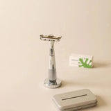 Leaf Shave Twig single edge-barberhøvel, Chrome (2)