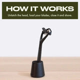 Leaf Shave Two Razor - Black