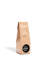 The Lekker Company Deodorant Soft Bamboo Sensitive brun i pappemballasje sett fra siden