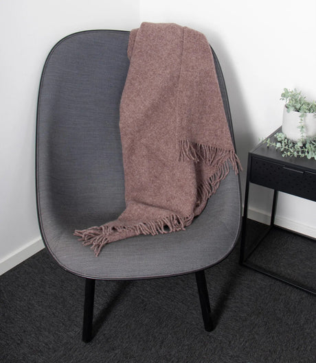 Arctic Ullpledd Melange 130x200 cm - Mocca