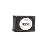 MoodSoap såpe - SORRY - Kull,  Shea & Virgin Oil - 150g - Suztain.no 