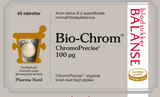Pharma Nord Bio-Chrom ChromoPrecise 100 µg, forside av hvit eske med 60 tabletter