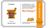 Pharma Nord Bio-Omega 7, forside av hvit eske med 60 kapsler