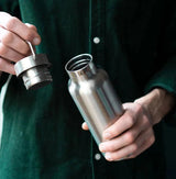 Pulito PureThermoBottle Classic Termos 750 ml sølv i rustfritt stål med lokket tatt av