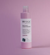 Sea Magik Balsam Pink Salt 300ml rosa i plastflaske, med etikett som viser produktets ingredienser