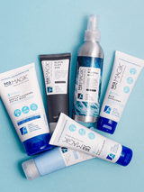 Sea Magik Rich Moisturiser 75 ml hvit i plast, sammen med fire andre Sea Magik hudpleieprodukter