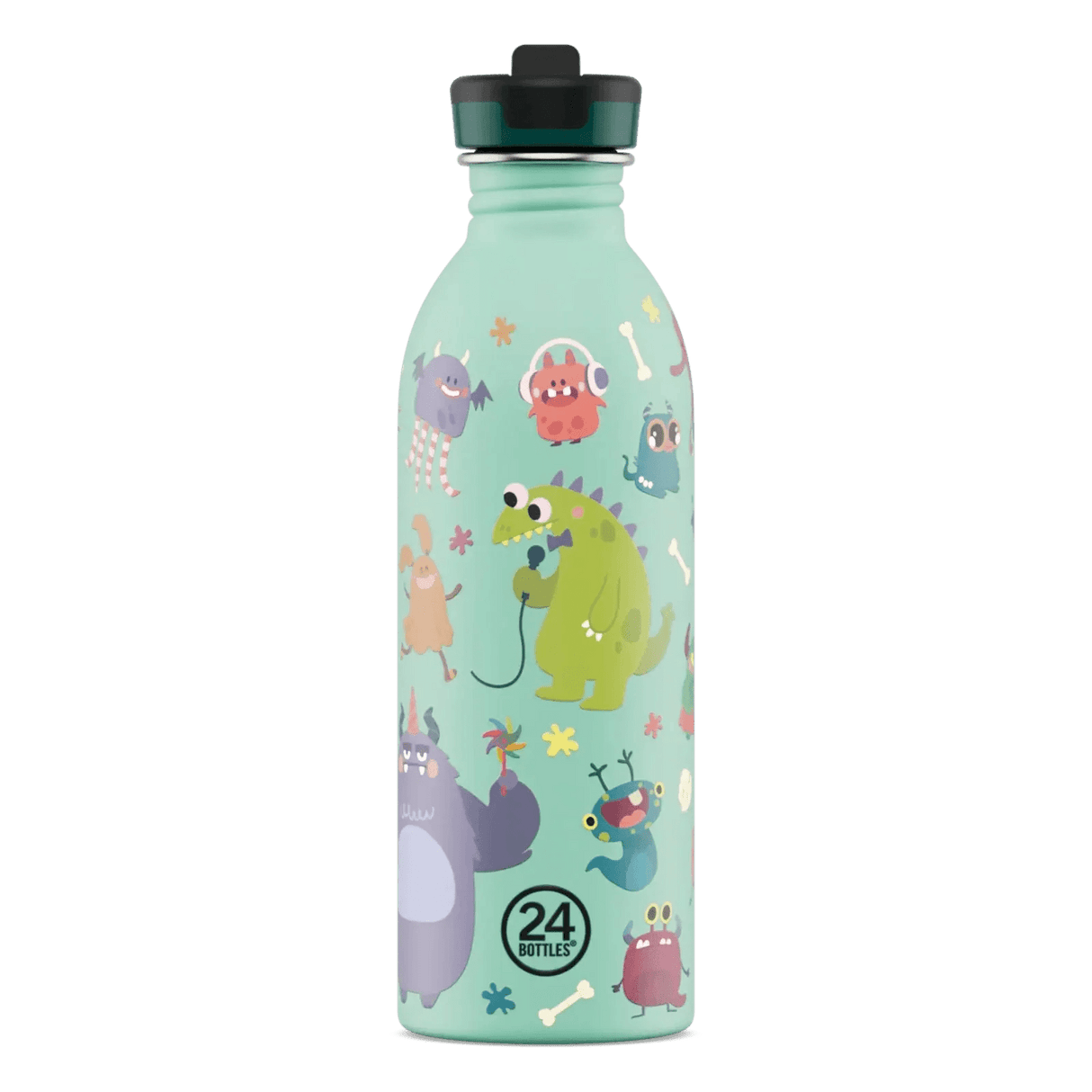 24Bottles Urban drikkeflaske barn 500 ml Spooky Friends med matt overflate og spøkelser i 3D