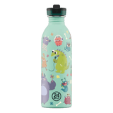 24Bottles Urban drikkeflaske barn 500 ml Spooky Friends med matt overflate og spøkelser i 3D