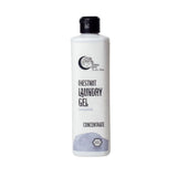 Terra Gaia vaskemiddel 500ml uparfymert i hvit plastflaske med svart kork, sett rett forfra
